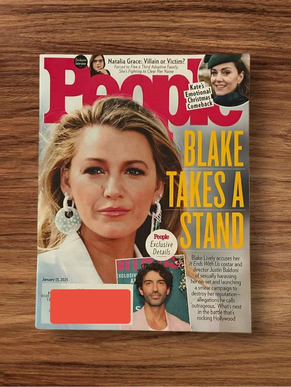 People Magazine January 13 2025 Blake Lively Natalia Grace Kate Comeback